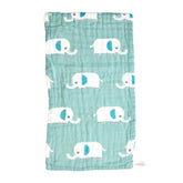 Muslin Baby Burp Cloths 60 X 60cm Blanket for Newborn (Green)