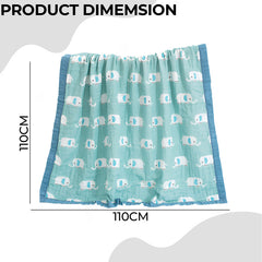 Baby Essential Multipurpose Blanket for Baby (Green)