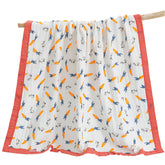 Baby Essential Multipurpose Blanket for Baby (Orange)