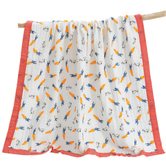 Baby Essential Multipurpose Blanket for Baby (Orange)