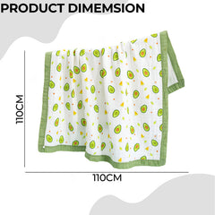 Baby Essential Multipurpose Blanket for Baby (Green)