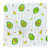 Muslin Baby Burp Cloths 25 X 25 cm Blanket for Newborn (Green)