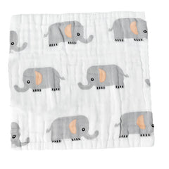 Muslin Baby Burp Cloths 60 X 60cm Blanket for Newborn (Grey)