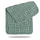 Muslin Baby Burp Cloths 60 X 60cm Blanket for Newborn (Sage)
