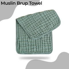 Muslin Baby Burp Cloths 60 X 60cm Blanket for Newborn (Sage)