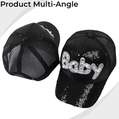 Compact and Stylish Baby Cap (Black)