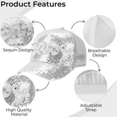 Compact and Stylish Baby Cap (White)