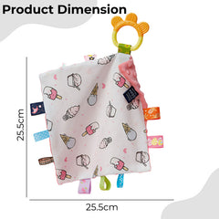 Muslin Baby Burp Cloths 60 X 60cm Blanket for Newborn (White)