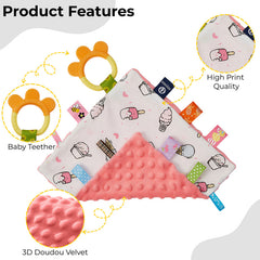 Muslin Baby Burp Cloths 60 X 60cm Blanket for Newborn (White)