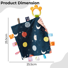 Muslin Baby Burp Cloths 60 X 60cm Blanket for Newborn (Blue)