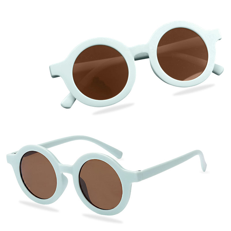 Kids Sunglasses Stylish and Compact Kids Eyewear for Summer (Light Blue)