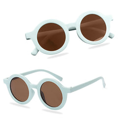 Kids Sunglasses Stylish and Compact Kids Eyewear for Summer (Light Blue)