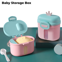 Baby Milk Powder Storage Container with Scoop (Pink)