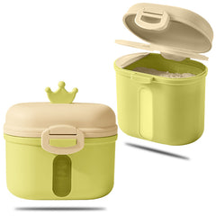 Baby Milk Powder Storage Container with Scoop (Green)