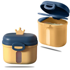 Baby Milk Powder Storage Container with Scoop (Yellow)