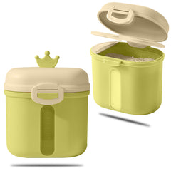 Baby Milk Powder Storage Container with Scoop (Green)