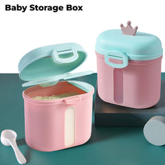 Baby Milk Powder Storage Container with Scoop (Pink)
