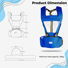 Baby Essential Hands Free Baby Carrier for Toddler (Blue)