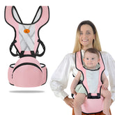 Baby Essential Hands Free Baby Carrier for Toddler (Light Pink)