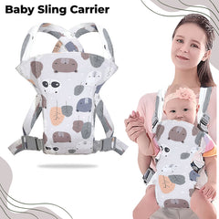 Baby Essential Hands Free Baby Carrier for Toddler (Brown Bear)