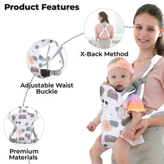 Baby Essential Hands Free Baby Carrier for Toddler (Brown Bear)