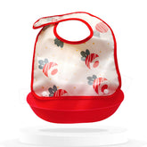 Adjustable Feeding Bib Apron for Baby Feeding (Red)