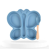 Baby Feeding Essential Baby Dinner Set Infant Training Eating Utensils-Blue