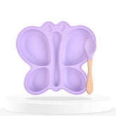 Baby Feeding Essential Baby Dinner Set Infant Training Eating Utensils-Purple