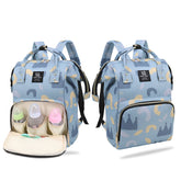 Mother Backpack for Baby Feeding and Nursing (Sky blue)