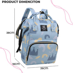 Mother Backpack for Baby Feeding and Nursing (Sky blue)