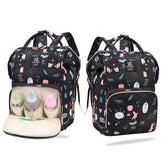 Mother Backpack for Baby Feeding and Nursing (Black)