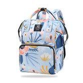 Mother Backpack for Baby Feeding and Nursing (Blue)