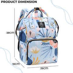 Mother Backpack for Baby Feeding and Nursing (Blue)