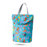 Mother Backpack for Baby Feeding and Nursing (Blue)