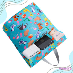 Mother Backpack for Baby Feeding and Nursing (Blue)