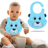 Adjustable Feeding Bib Apron for Baby Feeding (SkyBlue)