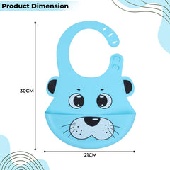 Adjustable Feeding Bib Apron for Baby Feeding (SkyBlue)