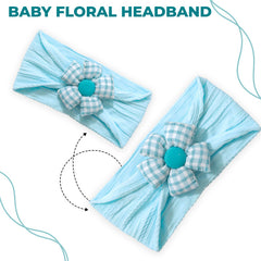 Baby Headband for Baby Hair Accessories for infant (Blue)
