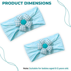 Baby Headband for Baby Hair Accessories for infant (Blue)