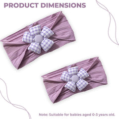 Baby Headband for Baby Hair Accessories for infant (Purple)