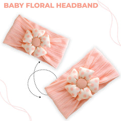 Baby Headband for Baby Hair Accessories for infant (Baby Pink)
