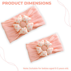 Baby Headband for Baby Hair Accessories for infant (Baby Pink)