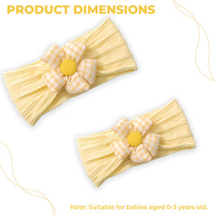Baby Headband for Baby Hair Accessories for infant (Yellow)