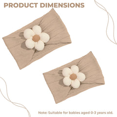 Baby Headband for Baby Hair Accessories for infant (Cream)