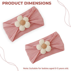 Baby Headband for Baby Hair Accessories for infant (Pink)