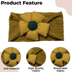 Baby Headband for Baby Hair Accessories for infant (Yellow)