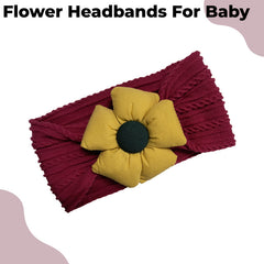 Baby Headband for Baby Hair Accessories for infant (Dark Pink)