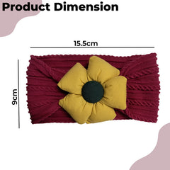 Baby Headband for Baby Hair Accessories for infant (Dark Pink)