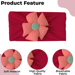 Baby Headband for Baby Hair Accessories for infant (Red)