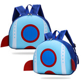 Kindergarten Cute Cartoon Kids School Bag for Boys and Girls (Blue)